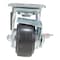 Vestil Rubber Swivel With Brake Caster 4 In. Diameter x 2 In. Width 551 Lb. Capacity Black/Gray CST-VE-4X2MRA-SWB - alternate 2